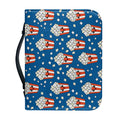 Cute Popcorn Box Pattern Print Leather Bible Cover