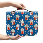 Cute Popcorn Box Pattern Print Leather Bible Cover