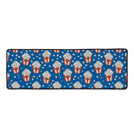 Cute Popcorn Box Pattern Print Long Kitchen Mat
