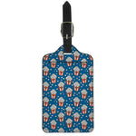 Cute Popcorn Box Pattern Print Luggage Tag