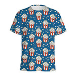 Cute Popcorn Box Pattern Print Men's Sports T-Shirt