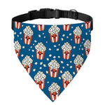 Cute Popcorn Box Pattern Print Over The Collar Dog Bandana