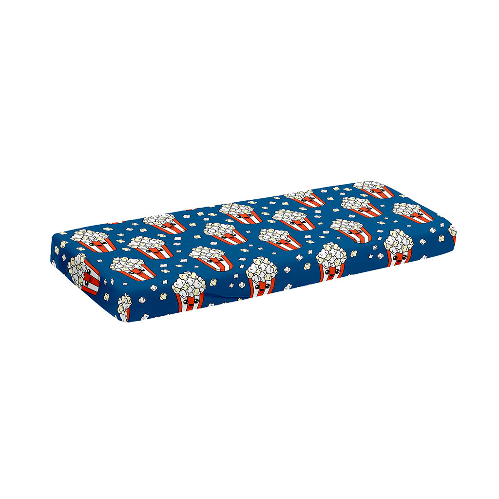 Cute Popcorn Box Pattern Print Piano Keyboard Cover