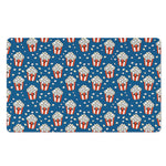 Cute Popcorn Box Pattern Print Polyester Doormat