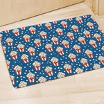 Cute Popcorn Box Pattern Print Polyester Doormat