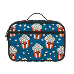 Cute Popcorn Box Pattern Print Portable Lunch Bag