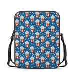 Cute Popcorn Box Pattern Print Rectangular Crossbody Bag