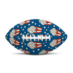 Cute Popcorn Box Pattern Print Rugby Ball
