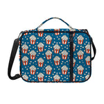 Cute Popcorn Box Pattern Print Shoulder Strap Bible Bag