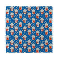 Cute Popcorn Box Pattern Print Silk Bandana