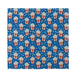Cute Popcorn Box Pattern Print Silk Bandana