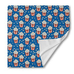 Cute Popcorn Box Pattern Print Silk Bandana