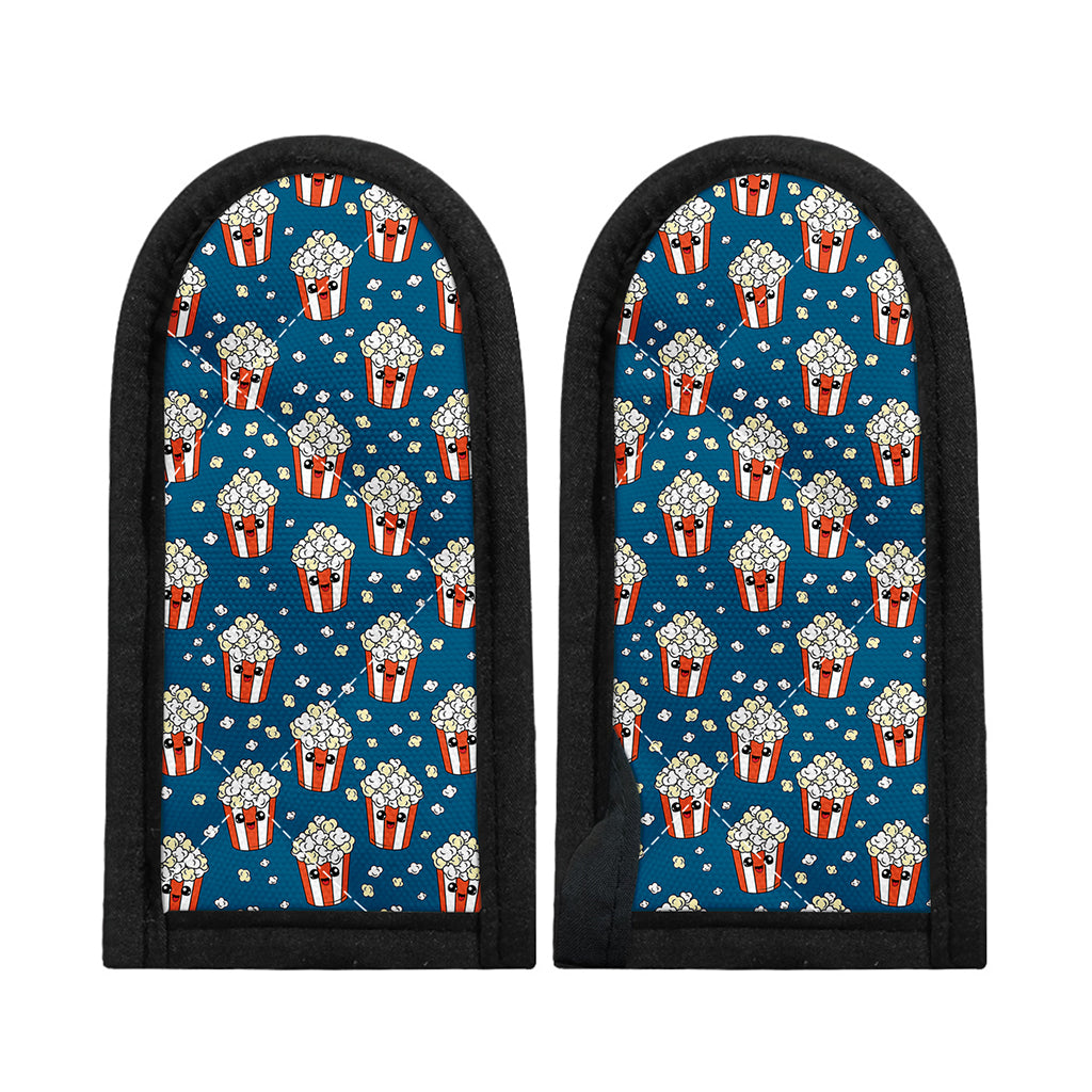 Cute Popcorn Box Pattern Print Skillet Handle Cover