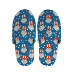 Cute Popcorn Box Pattern Print Slippers