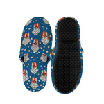 Cute Popcorn Box Pattern Print Slippers
