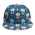 Cute Popcorn Box Pattern Print Snapback Cap