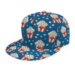 Cute Popcorn Box Pattern Print Snapback Cap