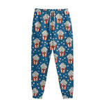 Cute Popcorn Box Pattern Print Sweatpants