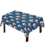 Cute Popcorn Box Pattern Print Tablecloth