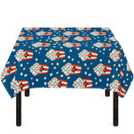 Cute Popcorn Box Pattern Print Tablecloth