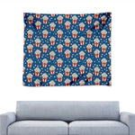 Cute Popcorn Box Pattern Print Tapestry