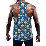 Cute Popcorn Box Pattern Print Training Tank Top