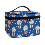 Cute Popcorn Box Pattern Print Travel Makeup Bag