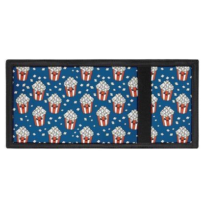 Cute Popcorn Box Pattern Print Trifold Wallet
