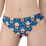 Cute Popcorn Box Pattern Print Women's Panties