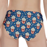 Cute Popcorn Box Pattern Print Women's Panties