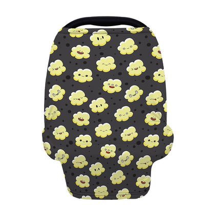 Cute Popcorn Pattern Print Baby Seat Cover