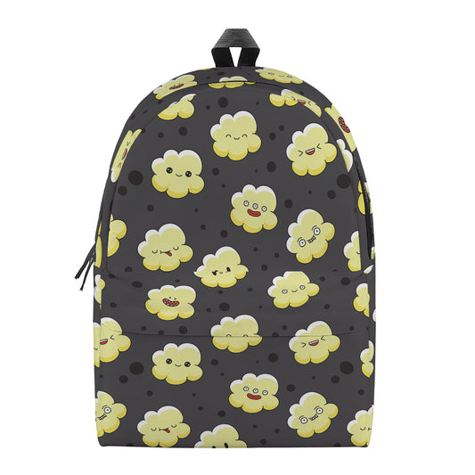 Cute Popcorn Pattern Print Backpack
