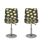 Cute Popcorn Pattern Print Bar Stool Covers