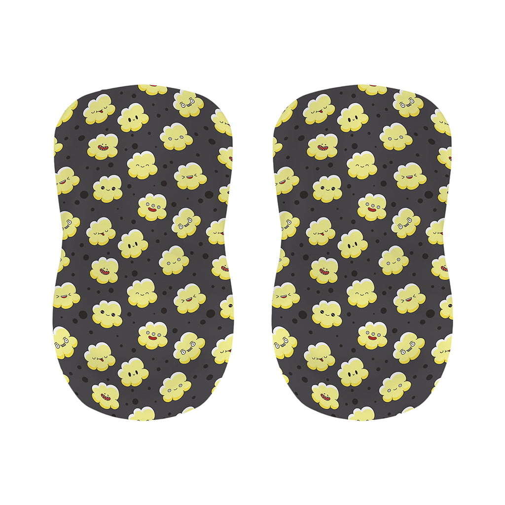 Cute Popcorn Pattern Print Bar Stool Covers