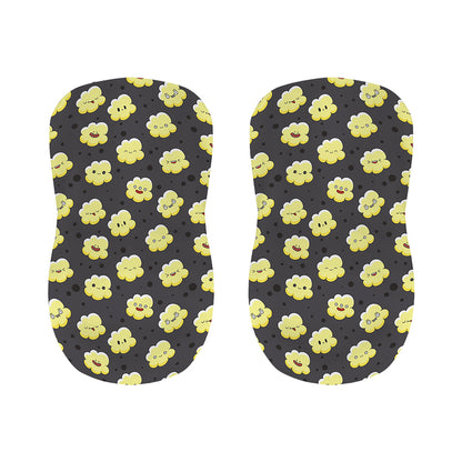 Cute Popcorn Pattern Print Bar Stool Covers
