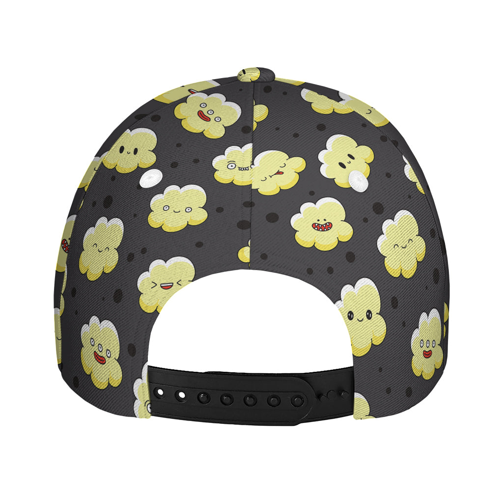 Cute Popcorn Pattern Print Baseball Cap