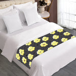 Cute Popcorn Pattern Print Bed Runner