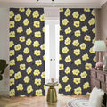 Cute Popcorn Pattern Print Dimout Pencil Pleat Curtains
