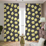 Cute Popcorn Pattern Print Blackout Pencil Pleat Curtains