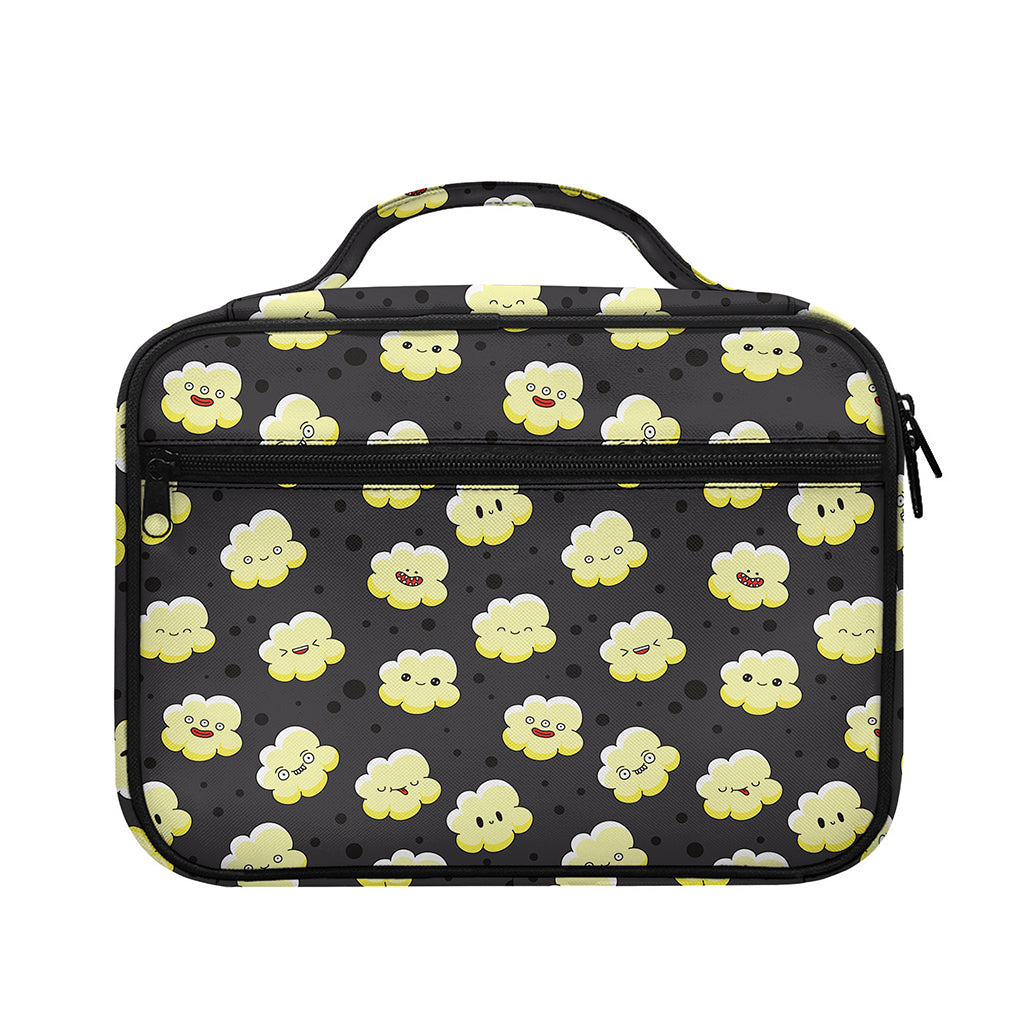 Cute Popcorn Pattern Print Briefcase Bible Bag
