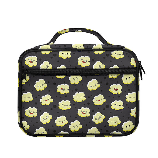 Cute Popcorn Pattern Print Briefcase Bible Bag
