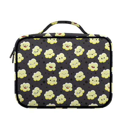 Cute Popcorn Pattern Print Briefcase Bible Bag