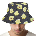 Cute Popcorn Pattern Print Bucket Hat