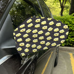 Cute Popcorn Pattern Print Car Side Mirror Covers