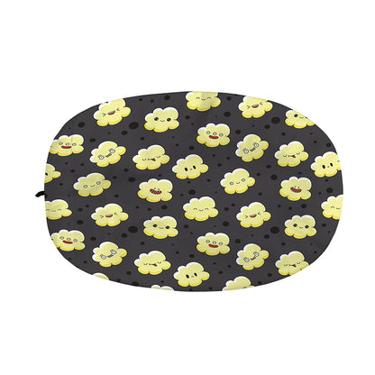 Cute Popcorn Pattern Print Car Side Mirror Covers