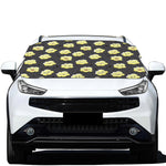 Cute Popcorn Pattern Print Car Windshield Snow Cover
