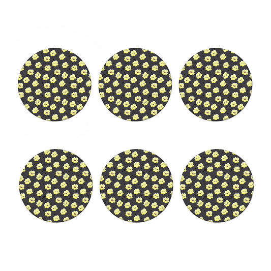 Cute Popcorn Pattern Print Coaster Set