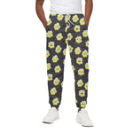 Cute Popcorn Pattern Print Cotton Pants