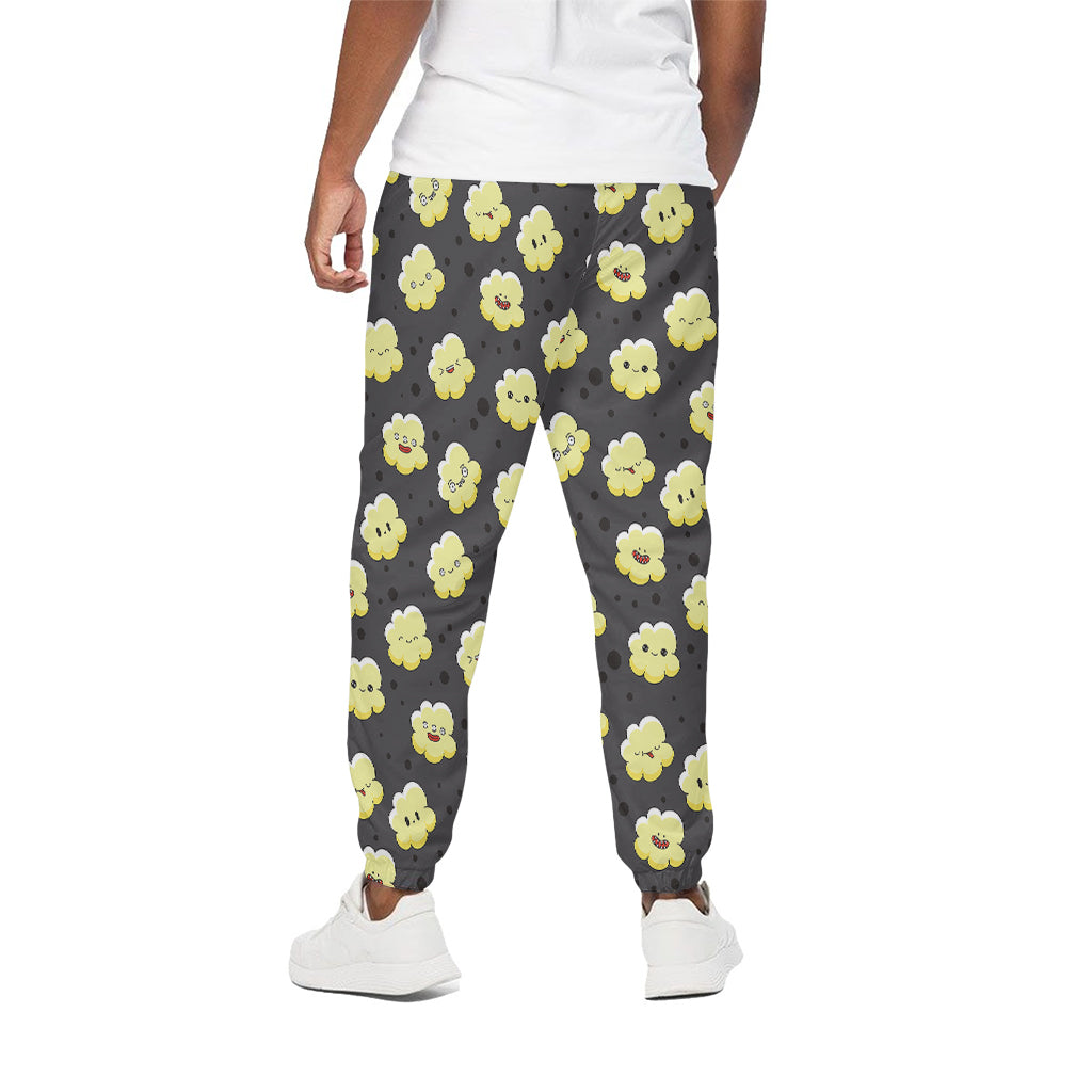 Cute Popcorn Pattern Print Cotton Pants