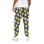 Cute Popcorn Pattern Print Cotton Pants